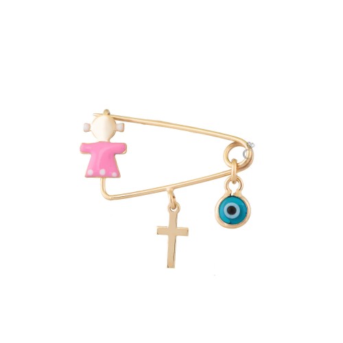 Παραμάνα Παιδική Χρυσή 9Κ